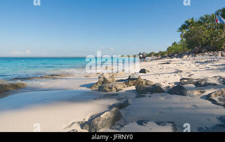 L'île de Catalina - Playa de la isla Catalina - Caraïbes mer tropical Banque D'Images