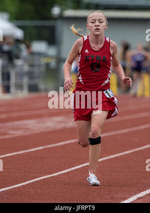 Le suivi et l'action sur le terrain à la Hornet inviter à Redding en Californie. Banque D'Images
