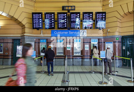 La gare de Flinders Street Banque D'Images