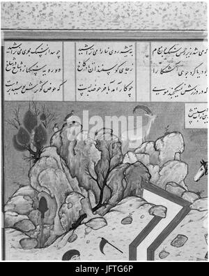 Un šhannel šarves Farhad Lait pour Shirin , folio 74 d'une Khamsa (Quintet) de Nizami rencontré 187666 Banque D'Images