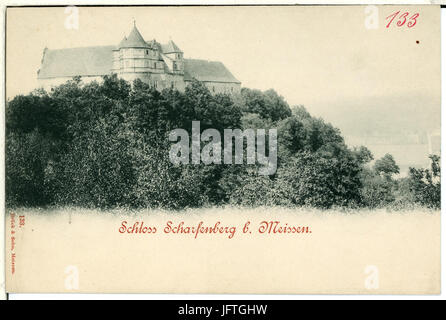 00133-Scharfenberg-1898-Schloß-Brück & Sohn Kunstverlag Banque D'Images