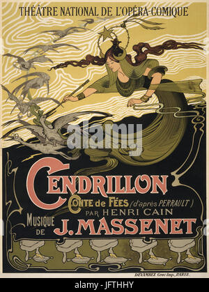 Émile Bertrand - Jules Massenet - Cendrillon poster Banque D'Images