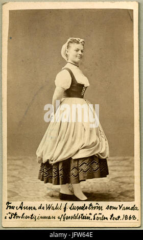 Anna de Wahl som Vanda j'Storhertiginnan av Gerolstein, Södra teatern 1868 Banque D'Images