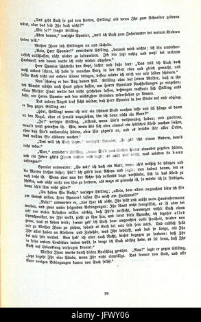 CHRONIK DER FAMILIE FLENDER, Ludwig Voss (Verlag), Düsseldorf 1900, S. 29 (Johann Heinrich Jung, gen. Jung-Stilling, geb. En 1740 Grund im Siegerland, gest. 1817 à Karlsruhe beschreibt Peter Johannes Flender) Banque D'Images