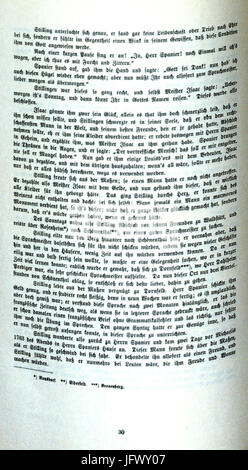 CHRONIK DER FAMILIE FLENDER, Ludwig Voss (Verlag), Düsseldorf 1900, S. 30 (Johann Heinrich Jung, gen. Jung-Stilling, geb. En 1740 Grund im Siegerland, gest. 1817 à Karlsruhe beschreibt Peter Johannes Flender) Banque D'Images