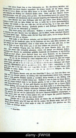 CHRONIK DER FAMILIE FLENDER, Ludwig Voss (Verlag), Düsseldorf 1900, S. 31 (Johann Heinrich Jung, gen. Jung-Stilling, geb. En 1740 Grund im Siegerland, gest. 1817 à Karlsruhe beschreibt Peter Johannes Flender) Banque D'Images