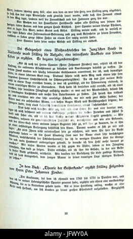 CHRONIK DER FAMILIE FLENDER, Ludwig Voss (Verlag), Düsseldorf 1900, S. 33 (Johann Heinrich Jung, gen. Jung-Stilling, geb. En 1740 Grund im Siegerland, gest. 1817 à Karlsruhe beschreibt Peter Johannes Flender) Banque D'Images