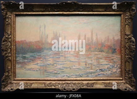 Claude Monet, les glaçons (senna), débâcle sulla, 1880 01 Banque D'Images