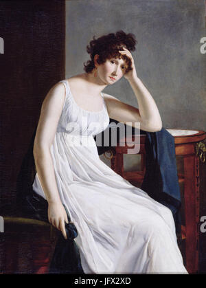 Constance Mayer, Autoportrait. Huile sur toile. Bibliothèque Marmottan Banque D'Images