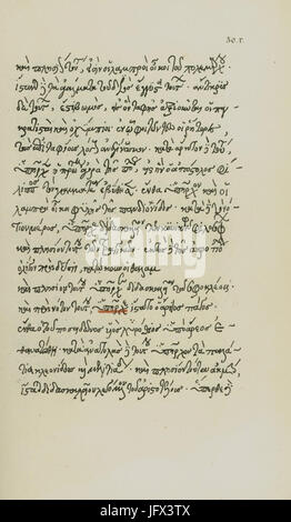 Copie de la description de l'anonyme d'Athènes, d'un manuscrit du 15e siècle sept pages numérotées de 29 à 32 seconde page - Laborde Léon Emmanuel S - 1854 Banque D'Images