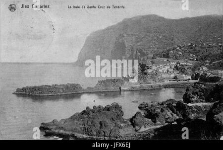 Baía e ilhéu de Câmara de Lobos, 1911 Banque D'Images