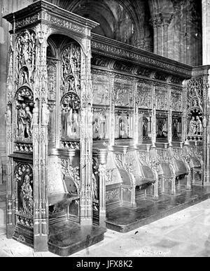 Basilique Saint-Denis - stalles du choeur - Saint-Denis - Médiathèque de l architecture et du patrimoine - APMH00004 0 Banque D'Images