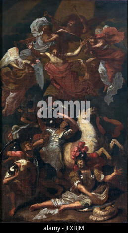 Bertholet Flemalle, la conversion de saint Paul, Musée des beaux-arts, Liège, Belgique Banque D'Images