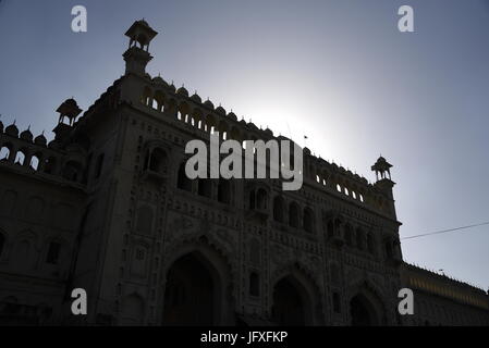 Bara Imambara monument grand architecture moghole de Lucknow, Uttar Pradesh, Inde, Asie en mois de février 2017 Banque D'Images