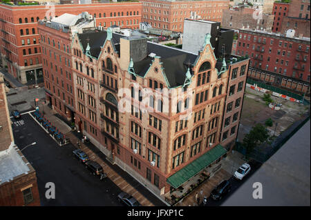 Le Fleming Smith entrepôt à Tribeca a été conçu par Stephen Decatur Hatch et construit en 1891-1892. Il a servi comme une usine de chaussures et chai. Banque D'Images