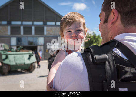 Cosplay Comic et fans de tous âges se rassemblent à l'Heartlands à Cornwall pour Geekfest 3.0. Banque D'Images