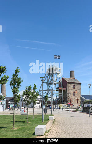 Site du patrimoine mondial de l'Heartlands à Cornwall. Banque D'Images