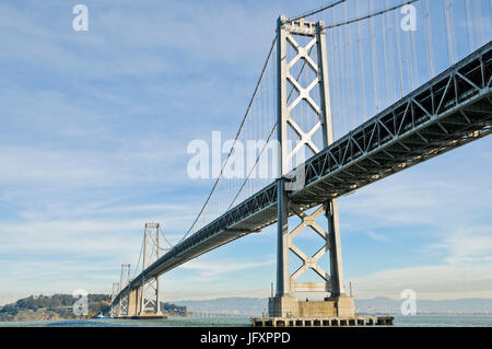 San Francisco - Oakland Bay Bridge Banque D'Images