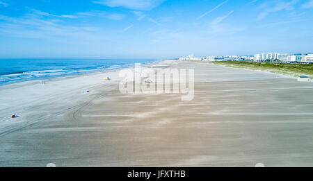 Wildwood Crest large plage de dessus, New Jersey, USA Banque D'Images