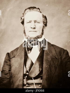 Titre : Brigham Young portrait par Matthew Brady vers 1855 - 1865 Banque D'Images