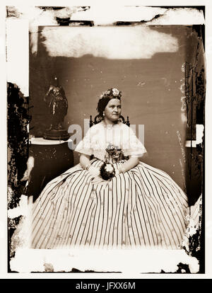 Mme Abraham Lincoln. Mary Lincoln. Création/Publication : [entre 1855 et 1865] Banque D'Images