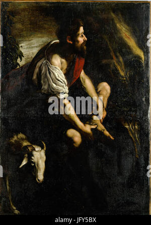 Jacopo Bassano. Moïse devant le buisson ardent Banque D'Images