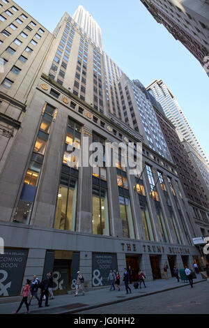 40 Wall street le trump building New York USA Banque D'Images