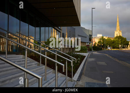 Bâtiment Oastler, Huddersfield University Campus Banque D'Images