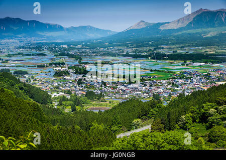 Vue de l'OSR Ville, Kyushu, Japon Banque D'Images