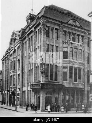 Geschäftshaus Düsseldorf des Generalanzeigers, von Architekt H. vom Endt, Die Architektur des XX. Jahrhunderts - Zeitschrift für moderne Baukunst. Jahrgang 1909, 12 Banque D'Images