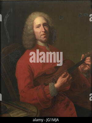 D'après Joseph Sauvé, Portrait de Jean-Philippe Rameau (ancienne collection André Meyer) Banque D'Images