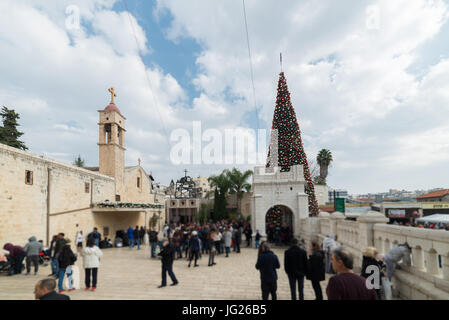 Eglise grecque orthodoxe de l'Annonciation à Nazareth Banque D'Images