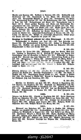 Jahrbücher Konrad II Bande 1 009 Banque D'Images