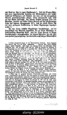 Jahrbücher Konrad II Bande 1 018 Banque D'Images