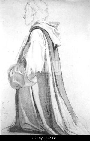 L'abdication de Charles Quint Louis Gallait étude 4 Banque D'Images