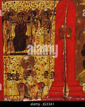 Jugement dernier Sinai 28 12ème siècle détail29 Banque D'Images