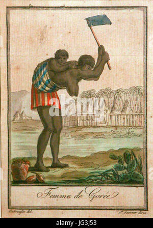 Femmes et Hommes : scènes du Sénégal-Jacques Grasset de Saint Sauveur mg 8498 Banque D'Images