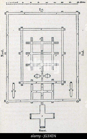 Mouhot - Voyage dans les royaumes de Siam, de Cambodge, de Laos et autres parties centrales de l'Indo-Chine, éd. Lanoye, 1868, planche Banque D'Images