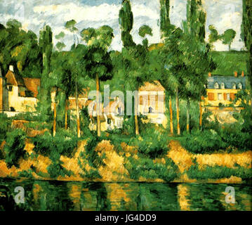 Paul Cézanne O Castelo de Medan Banque D'Images