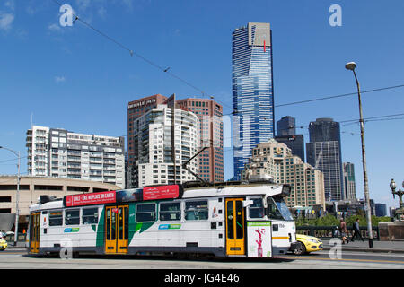 Tramway de Melbourne - Australie Banque D'Images