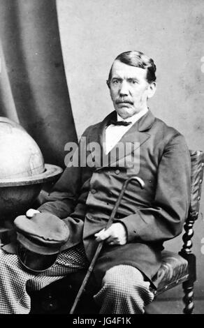 DAVIDF Livingstone (1813-1873) médecin missionnaire et explorateur écossais vers 1860 Banque D'Images