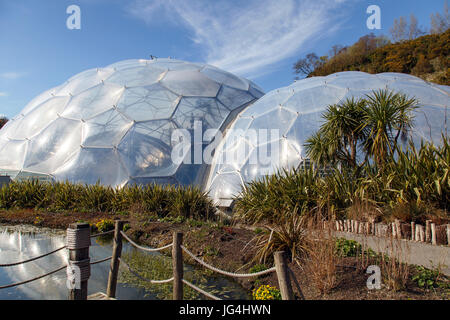 Eden Project - Biomes Banque D'Images