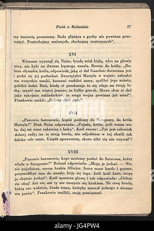 PL Tadeusz Boy-C5o Rolandzie BBeleński-Pieśń 021 Banque D'Images