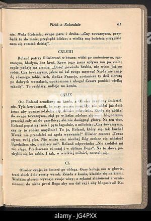 PL Tadeusz Boy-C5o Rolandzie BBeleński-Pieśń 065 Banque D'Images