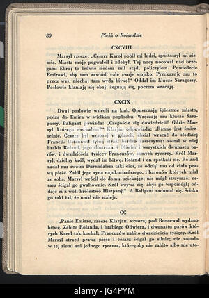 PL Tadeusz Boy-C5o Rolandzie BBeleński-Pieśń 084 Banque D'Images