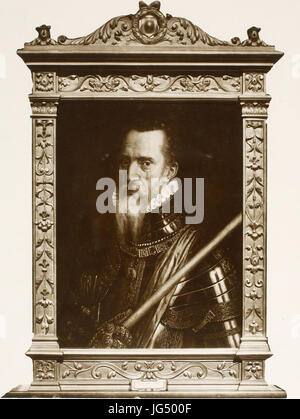 Portrait de Fernando Álvarez de Toledo, duc d'Albe, attribué à Willem Key Banque D'Images