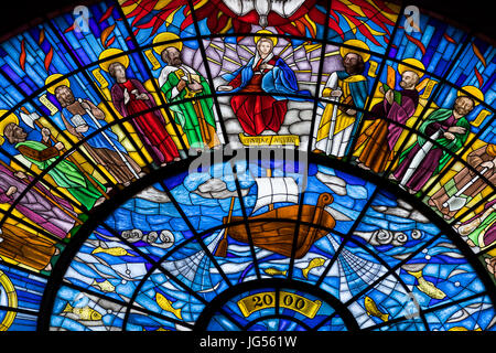 Éléments de l'intérieur de l'intérieur de St. John's Basilica Banque D'Images