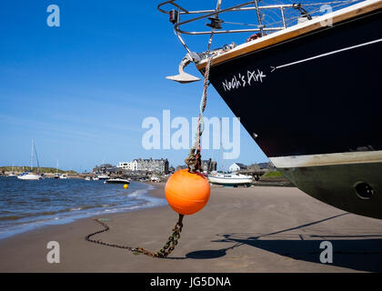 Marée basse sur la côte du Cambrien, Barmouth, Pays de Galles, Royaume-Uni Banque D'Images