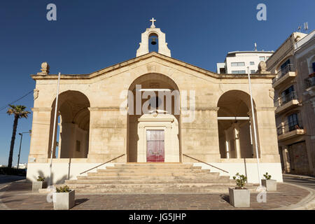 Eglise Saint-Paul, naufrage, Chapelle de La Valette (Malte) Banque D'Images