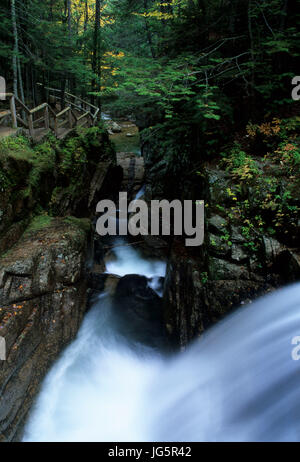 Sabbaday Falls, White Mountain National Forest, New Hampshire Banque D'Images